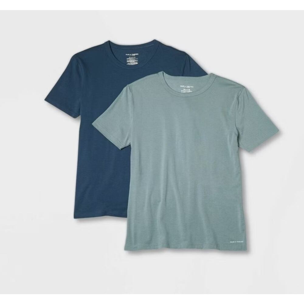 NWT Pair of Thieves Mens T Shirt 2pk Classic Athleisure Minimalist Tagless